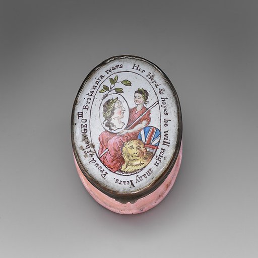 Patch box celebrating King George III’s recovery