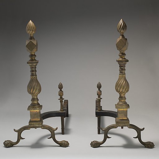 Pair of andirons
