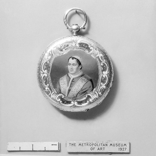 Watch with enamel portrait of Pope Pius VII (1742–1823)