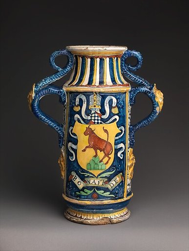 Albarello with arms of Leonardo Buonafede