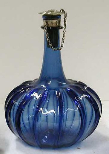 Bottle with silver mounts