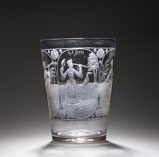 Beaker with allegorical figures of the Senses