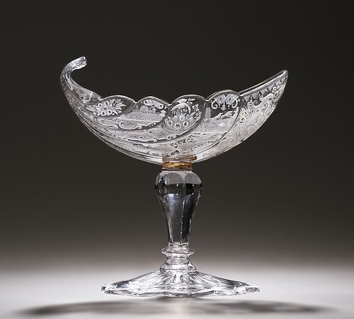 "Gondola" sweetmeat glass