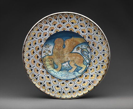Dish with Lion of Saint Mark