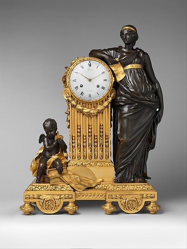 Mantel clock ("Pendule Uranie")