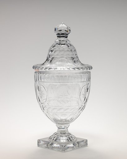 Urn with cover