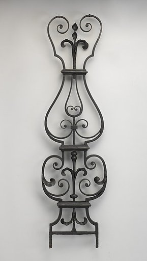 Iron baluster