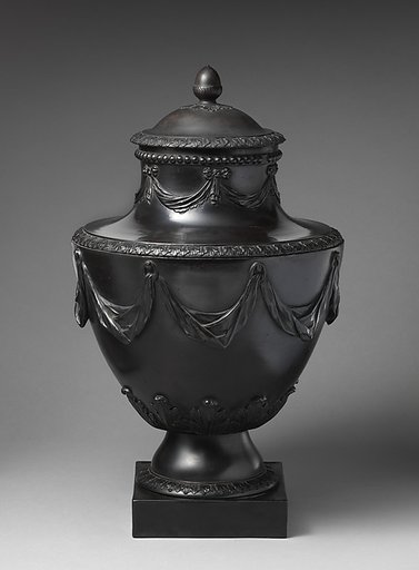 Urn with cover