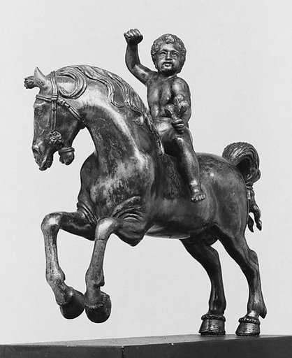 Nude Boy on Horseback