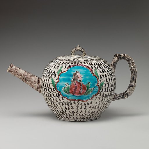 Teapot with portrait of Frederick the Great of Prussia (1712–1786)