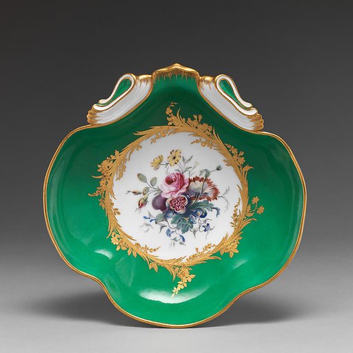 Fruit dish (compotier coquille) (one of four) (part of a service)