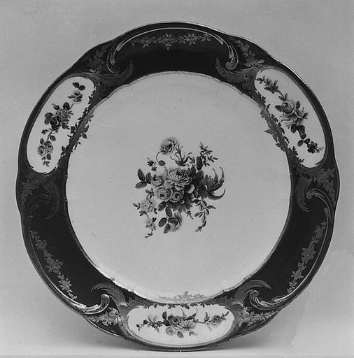 Plate (assiette à palmes) (1 of 102) (part of a service)