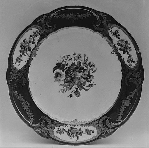 Plate (assiette à palmes) (1 of 102) (part of a service)