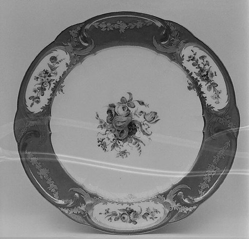 Plate (Assiette à palmes) (1 of 102) (part of a service)