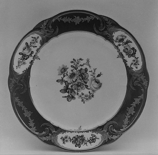 Plate (Assiette à palmes) (1 of 102) (part of a service)