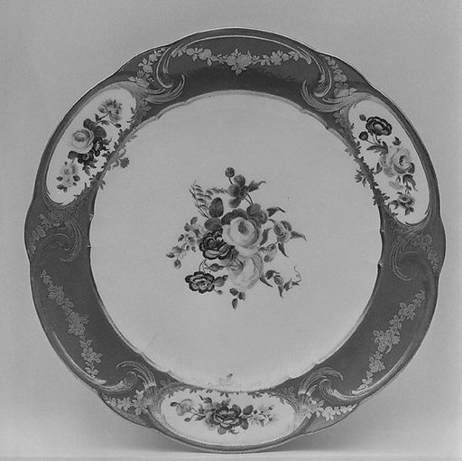 Plate (Assiette à palmes) (1 of 102) (part of a service)