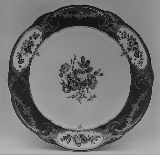 Plate (Assiette à palmes) (1 of 102) (part of a service)