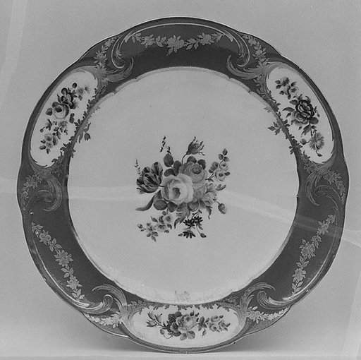 Plate (Assiette à palmes) (1 of 102) (part of a service)