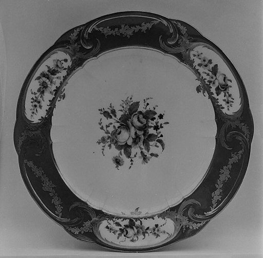Plate (Assiette à palmes) (1 of 102) (part of a service)