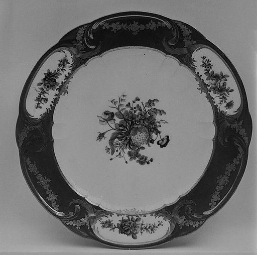 Plate (Assiette à palmes) (1 of 102) (part of a service)