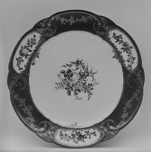 Plate (Assiette à palmes) (1 of 102) (part of a service)