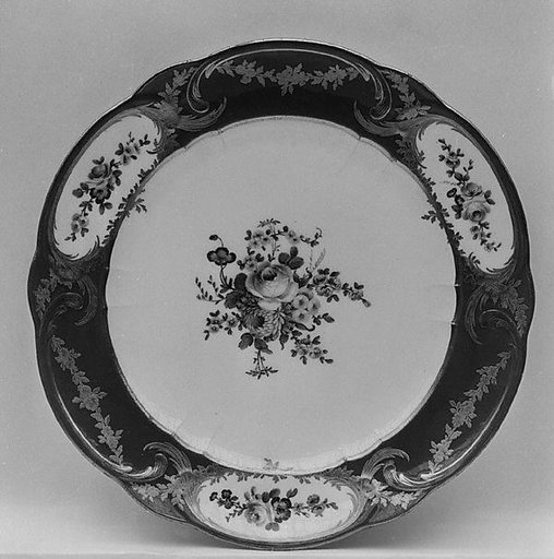 Plate (Assiette à palmes) (1 of 102) (part of a service)