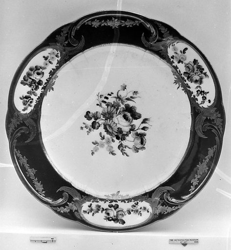 Plate (Assiette à palmes) (1 of 102) (part of a service)
