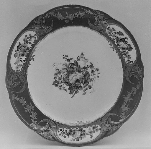 Plate (Assiette à palmes) (1 of 102) (part of a service)