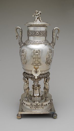 Hot water urn (part of a service)