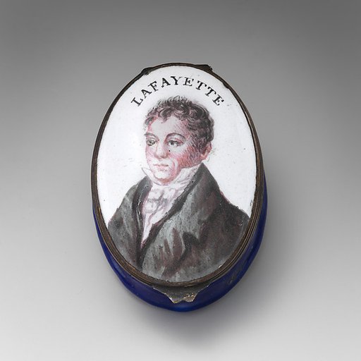 Patch box with portrait of the Marquis de Lafayette