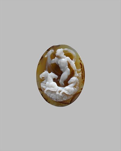 Neptune Driving over Waves