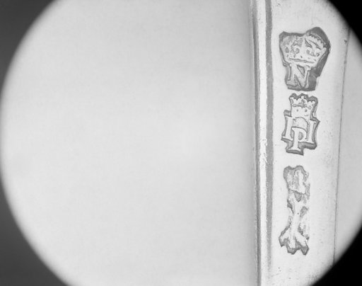 Section of a spoon handle