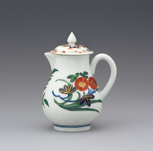 Cream jug with cover (part of a service)