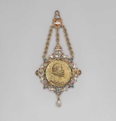 Presentation medal (Gnadenpfennig) of Maximilian, Archduke of Austria (1558–1620)
