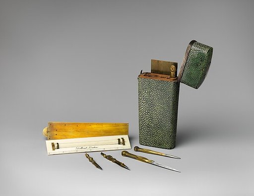 Pocket set of drawing instruments