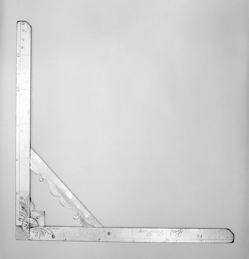 Foot-rule, square and level