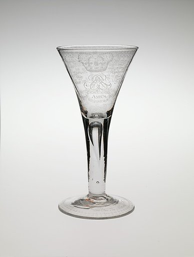 Jacobite "amen" glass
