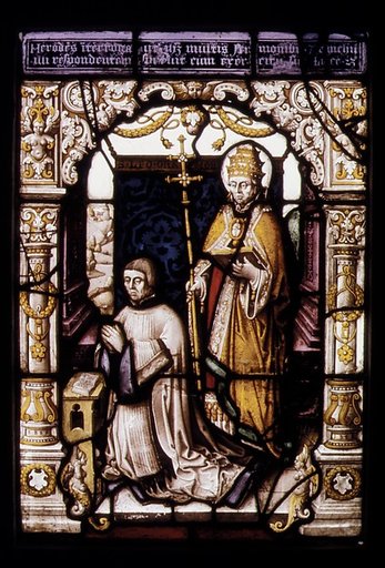 Saint Leo and a canon