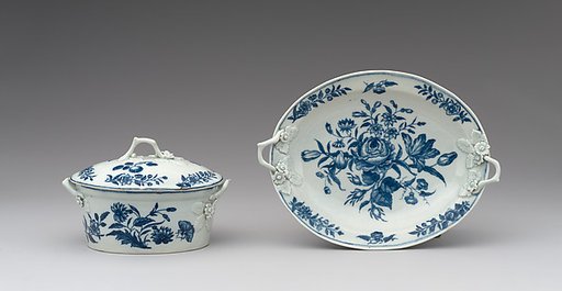 Butter dish with cover and stand