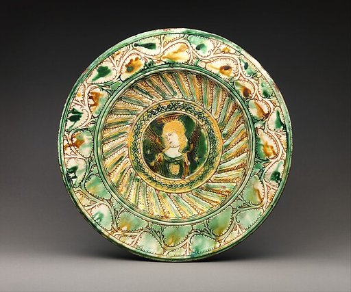 Plate with angels