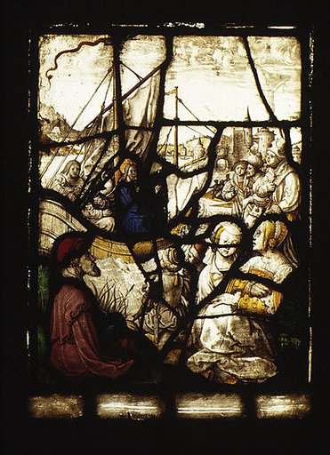 Christ Preaching from a Boat in the Lake of Gennesaret (one of a set of 12 scenes from The Life of Christ)