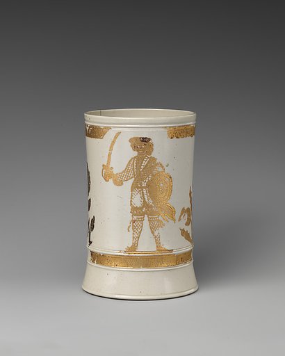 Jacobite mug with Prince Charles Edward Stuart (1720–1788)