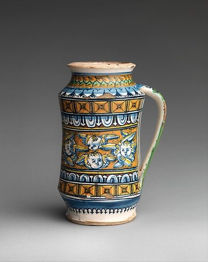 One-handled storage jar (albarello)