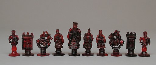 Chessmen (32) and board