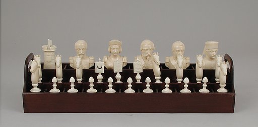 Chessmen (72) with box-board for "double" chess