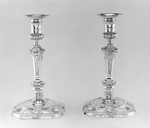 Set of four candlesticks