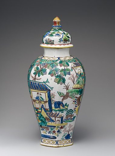 Vase with cover