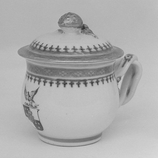 Cup with cover (part of a service)