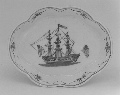 Spoon tray (part of a service)
