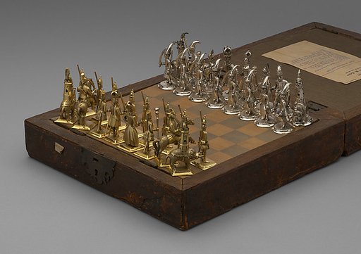 Chess set and box-board